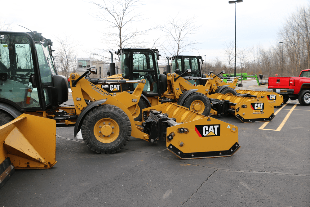 Photo of CAT equipment used by Timberland Landscaping